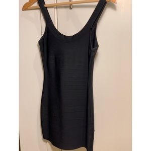 Guess by Marciano - mini black bodycon dress / XS